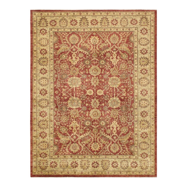 Pasargad Home Ferehan Lamb's Wool Area Rug, 9' 1" X 12' 0", Rust For Sale