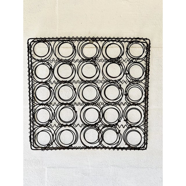 Charcoal Meshwire Wall Decoration For Sale - Image 10 of 10