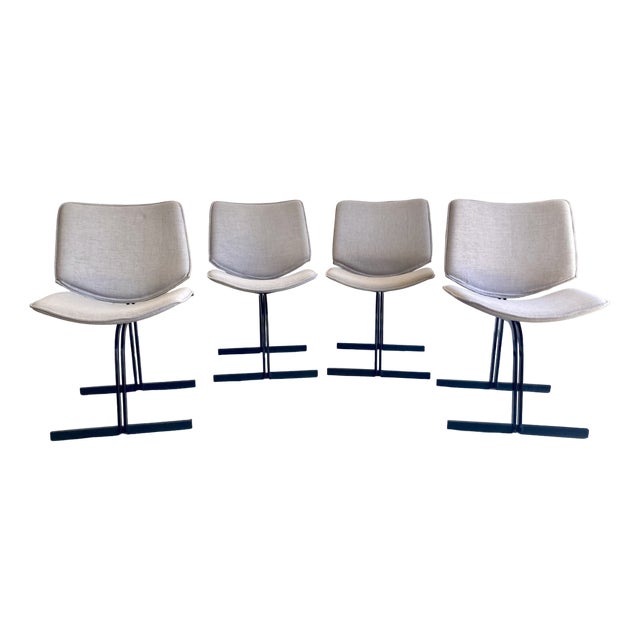 Dining Chairs by V. Introini for Saporiti, 1970s, Set of 4 For Sale