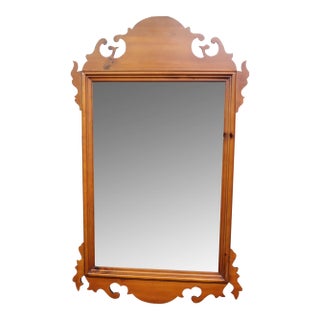 Chippendale Style Pine Mirror For Sale