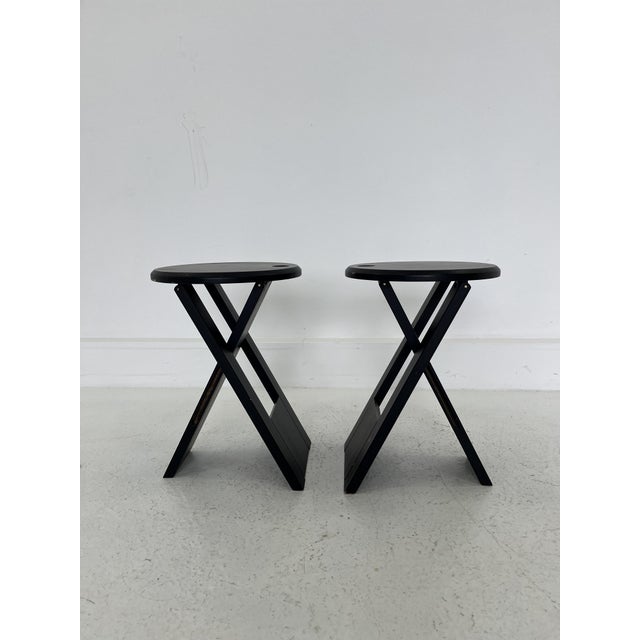 Suzy Stools by Adrian Reed, 1980s, Set of 2 For Sale - Image 6 of 7