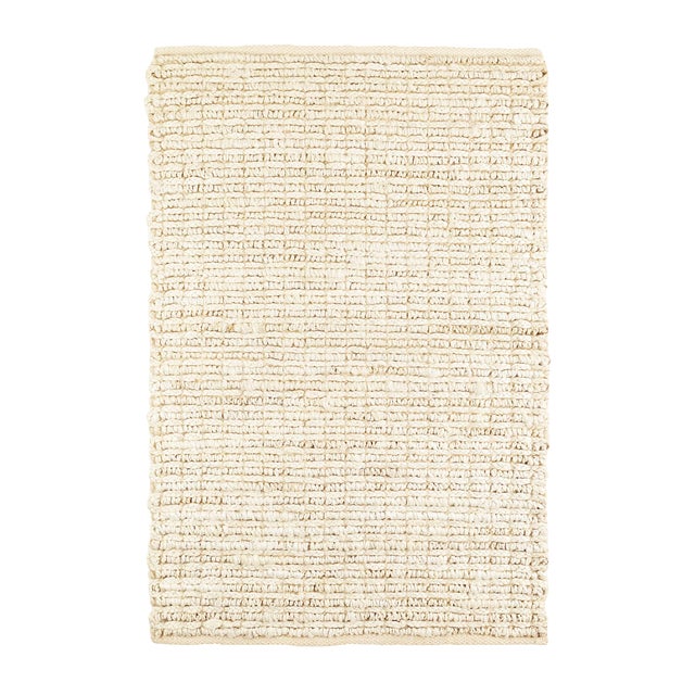 Dash & Albert by Annie Selke Dunes Bleached Oak Woven Jute Rug, 7' 6" x 9' 6" For Sale