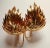 Large Gilt Brass Palm Wall Lamp from Maison Jansen, 1970s For Sale - Image 11 of 18