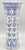 Delft Hand Painted Delftware Chinoiserie Trumpet Vase, 11.5 Inches For Sale - Image 4 of 9