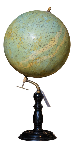 Antique World Map from J. Felsch, 1890s