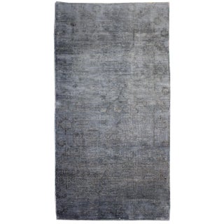 Turkish Overdyed Oushak Rug - 4′ × 7′6″ For Sale