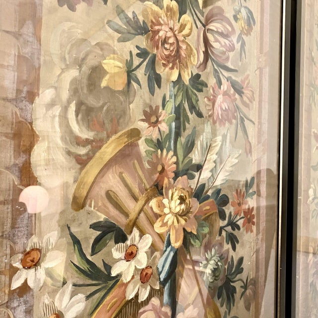 Pair of wallpapers from the late 19th century. The tapestry cartoons served as preliminary sketches before the tapestry...
