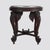 Antique Anglo Indian Figural Carved Rosewood Side Table With Elephants & Figure For Sale - Image 9 of 11