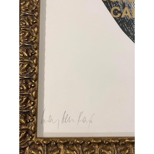 Pop Art Contemporary 'Handle With Care' (Gold) by Hayden Kays For Sale - Image 3 of 5