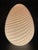 Mid-Century Modern Rare- Mid-Century Find: Murano Swirl Glass Egg Lamp For Sale - Image 3 of 6