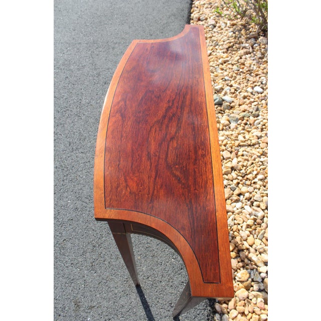 Stickley Flame Mahogany Consoles—A Pair For Sale - Image 10 of 18