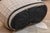 Late 20th Century Vintage Post Modern Plinth Base Beige Tweed Fabric Chaise Sofa Lounge Chair For Sale - Image 5 of 6