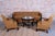 Czech Art Deco Sofas and Lounge Chairs in Beech and Oak attributed to Jindrich Halabala for Up Závody, 1930s, Set of 3 For Sale - Image 15 of 18