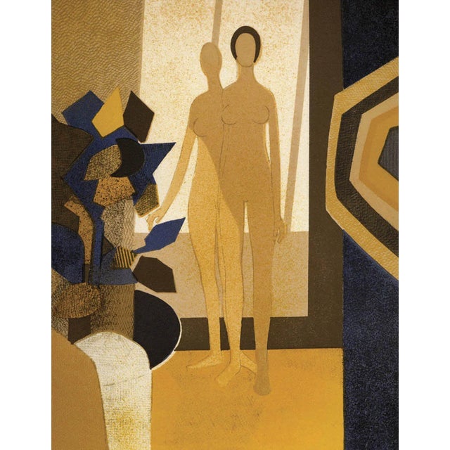 Title: Contre jour Artist: Andre Minaux Country: France Medium: Original Lithograph Marks: Not Signed, not numbered...