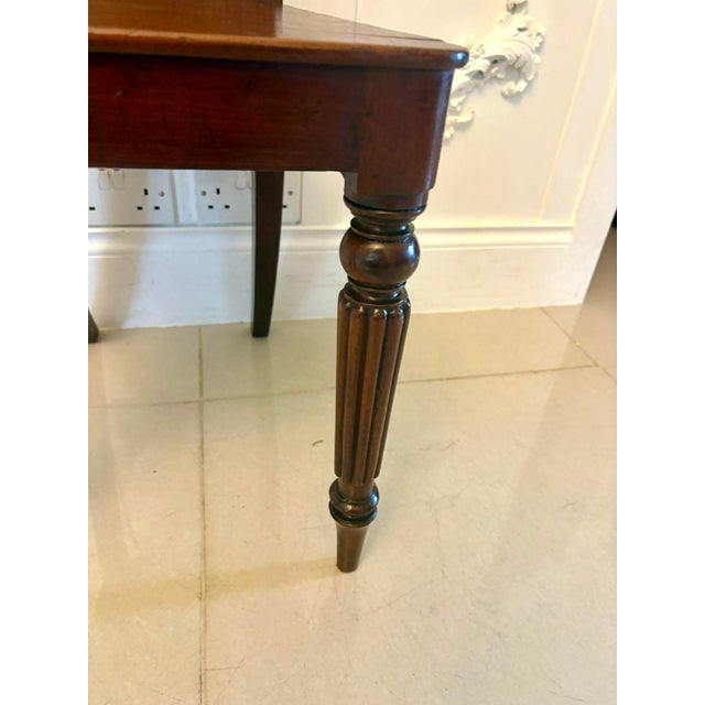 Antique Regency Carved Figured Mahogany Hall Chairs, 1830s, Set of 2 For Sale - Image 13 of 15