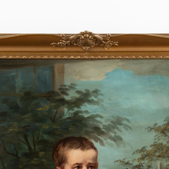 Late 19th Century Original Oil on Canvas Painting of Young Girl, Hungary Circa 1890 For Sale - Image 5 of 12