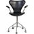 Model 3217 Office Chair in Patinated Black Essential Leather by Arne Jacobsen, 2000s For Sale - Image 13 of 13
