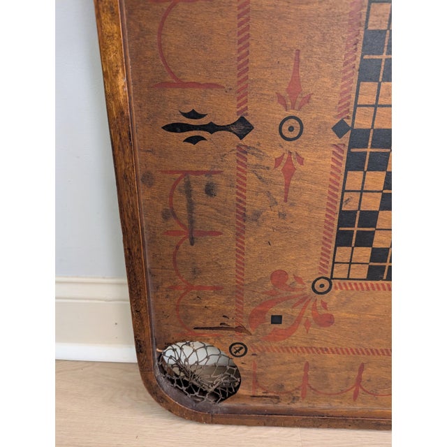 Antique the Carrom Company Game Board Style E #1 Archarena For Sale - Image 11 of 12