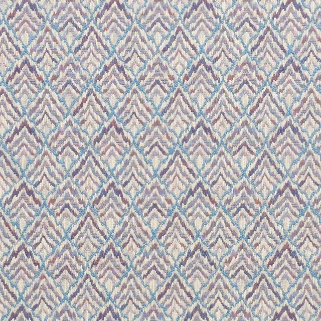 Sample - Schumacher Halcyon Fabric in Lavender For Sale