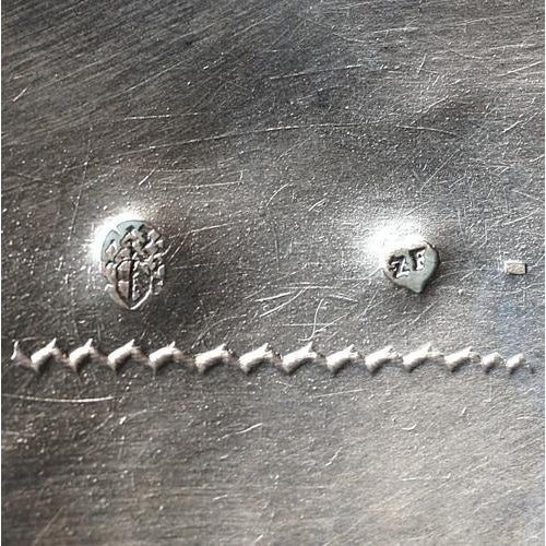 Gold Antique Baroque Silver Sugar Box attributed to Zacharias Fayll, Vienna, 1715 For Sale - Image 8 of 12