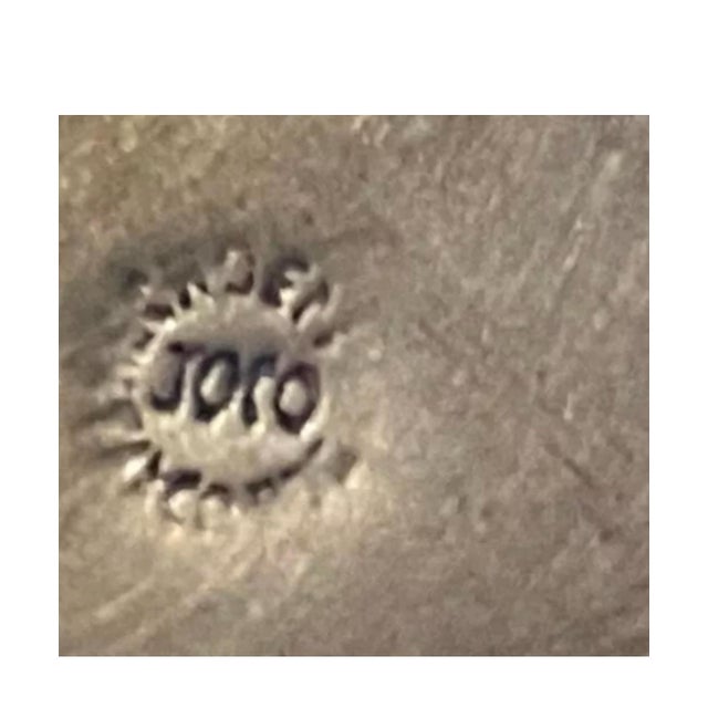 Silver Silver Taxco Abalone Paneled 975 Silver Cup, Mexico, Silversmith Marked Joco For Sale - Image 8 of 8