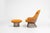 Usa / 1966 / set of easy chair and ottoman / knoll international / warner platner / model 1705 / wol, polished nickel /...