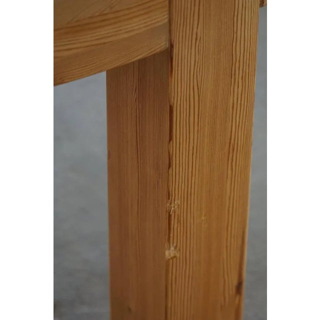 Large Danish Round Coffee Table in Pine and Ceramic from Sallingboe, 1970s For Sale - Image 17 of 18