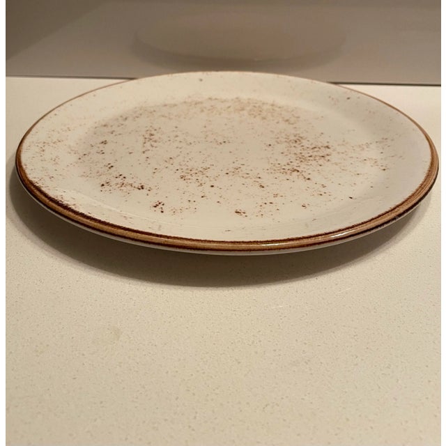 Late 20th Century Late 20th Century Steelite Performance Coupe Craft White Dinner Plate, England For Sale - Image 5 of 7
