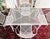 Mid-Century Modern MCM Atomic Radar Santorini Wrought Iron Table and Chair Set, 5 Pieces For Sale - Image 3 of 7