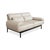 Modern Plura Leather Two-Seater Beige Manual Function Sofa from Rolf Benz For Sale - Image 3 of 16