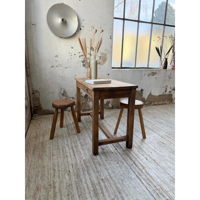 Oak Console Desk, 1950s For Sale - Image 18 of 18