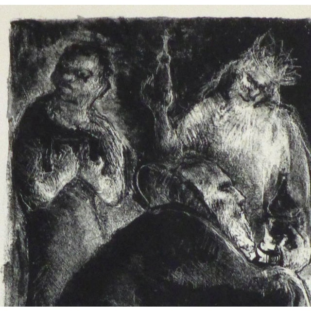 Mid-Century Modern S. Moutarde, Lithograph - the Trio For Sale - Image 3 of 4