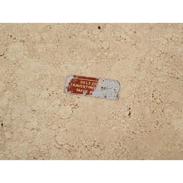 Gold Mid-Century Modern Square Travertine and Marble Ashtray by Mannelli, 1970s For Sale - Image 8 of 14