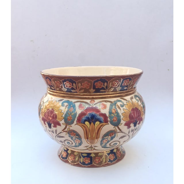 Vintage Ceramic Planter from Fischer Budapest, 1920s For Sale - Image 3 of 8