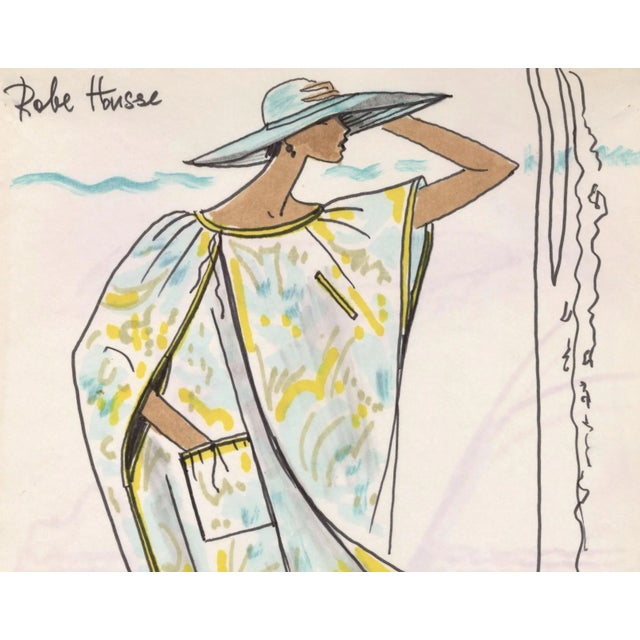 RARE! This is an original 1980's fashion design from a French Parisian designer, Drusy Passerini. Drusy was a “stylist...