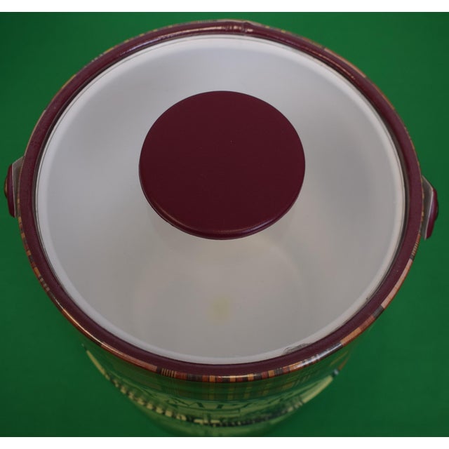 Sz: 11"H x 7 3/4"D Bottom stamped: "N.Y.C." and "MADE IN USA" "SEMPER PREPARATUS" motto (Latin "Always Prepared) *Some...