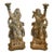Pair of 17th Century Italian Figural Prickets Now Mounted as Lamps For Sale