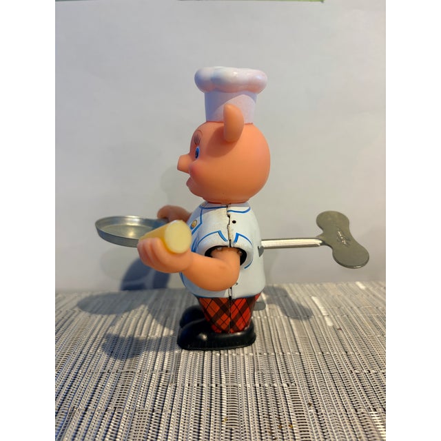 Rocket Usa Mechanical Piggy Chef Wind-Up Toy #903 Original Box Works Collectible For Sale In Portland, ME - Image 6 of 11