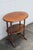 Early 1900s Solid Wood 2 Tiers Oval Side End Accent Table For Sale - Image 10 of 12