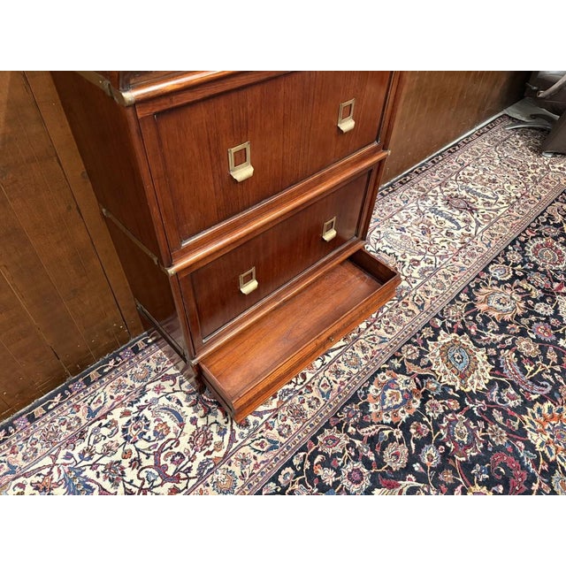 Brown Chest of Drawers from Globe Wernicke For Sale - Image 8 of 11