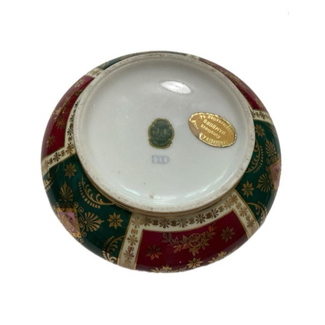1930s JKW - Josef Kuba Werkstätte Porcelain VanityJar, Jewelry Box, Trinket Box For Sale - Image 5 of 7
