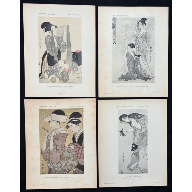 Japanese Prints by 18th & 19th Century Artists, Collected by Gaston Migeon, Louvre Museum Curator, 1923 Vol 2 For Sale - Image 13 of 18