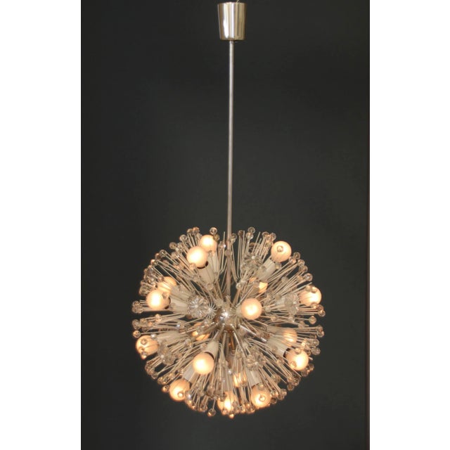 Very rare silvered brass lamp! this ceiling lamp is attributed to emil stejnar in the 1950s and manufactured by rupert...