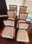 Paul McCobb Paul McCobb. Mahogany Framed Set of 6 Iconic Vintage Dining Chairs. For Sale - Image 4 of 5