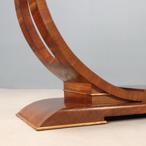 Art Deco Dressing Table Veneered in Walnut Pedule For Sale - Image 9 of 12