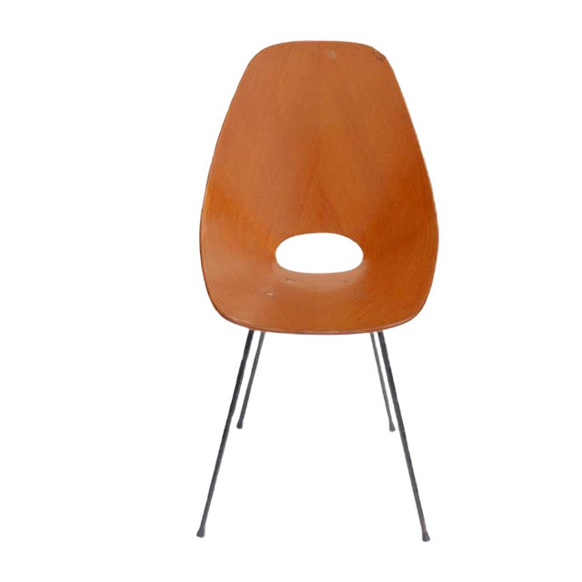 Mid-Century Italian Plywood Chair from Fratelli Tagliabue, 1950s For Sale