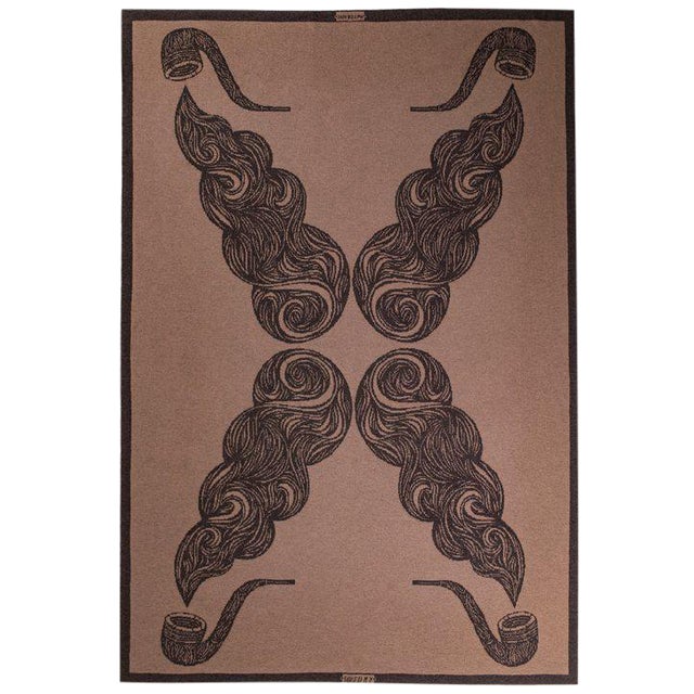 Puff Puff Yak Blanket, 51' X 71' For Sale