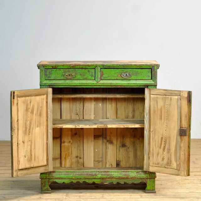 Green Pine Dresser, 1910s For Sale - Image 4 of 17