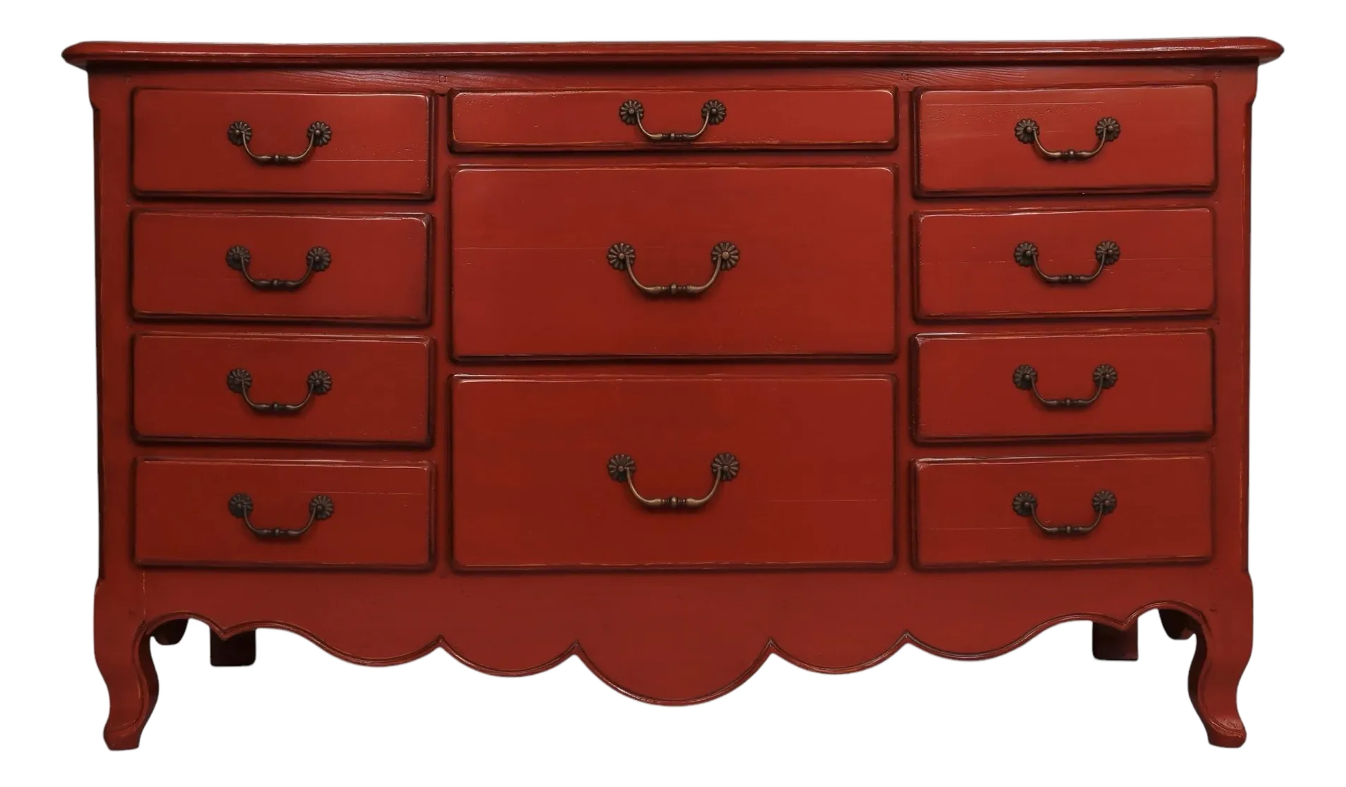 Vintage Red Dressers and Chests of Drawers | Chairish