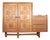 Double Buffet in Oak with Earthenware Tiles by Boleslaw Danikowski for Guillerme et Chambron / Votre Maison, 1960s For Sale